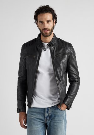 MIT ZWEI BRUSTTASCHEN 51167 - Lederjacke - anthrazit