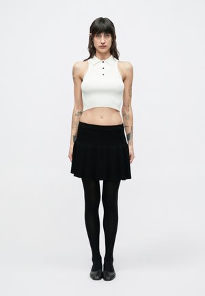 TRINE SKIRT - Mini sijonas - black