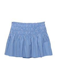 CHECK SMOCKED - Fustă în formă de A - blue