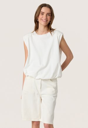 SLJina Balloon - Basic T-shirt - broken white