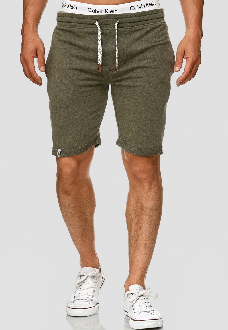 INDICODE JEANS 2 PACK EDDY - Shorts - beetle black