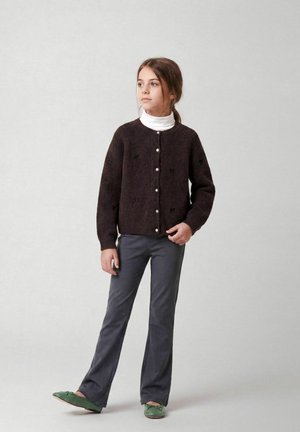 Name it, NAME IT - Strickjacke - chocolate plum