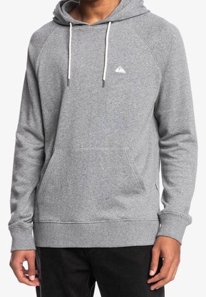 Hættetrøje - mottled dark grey