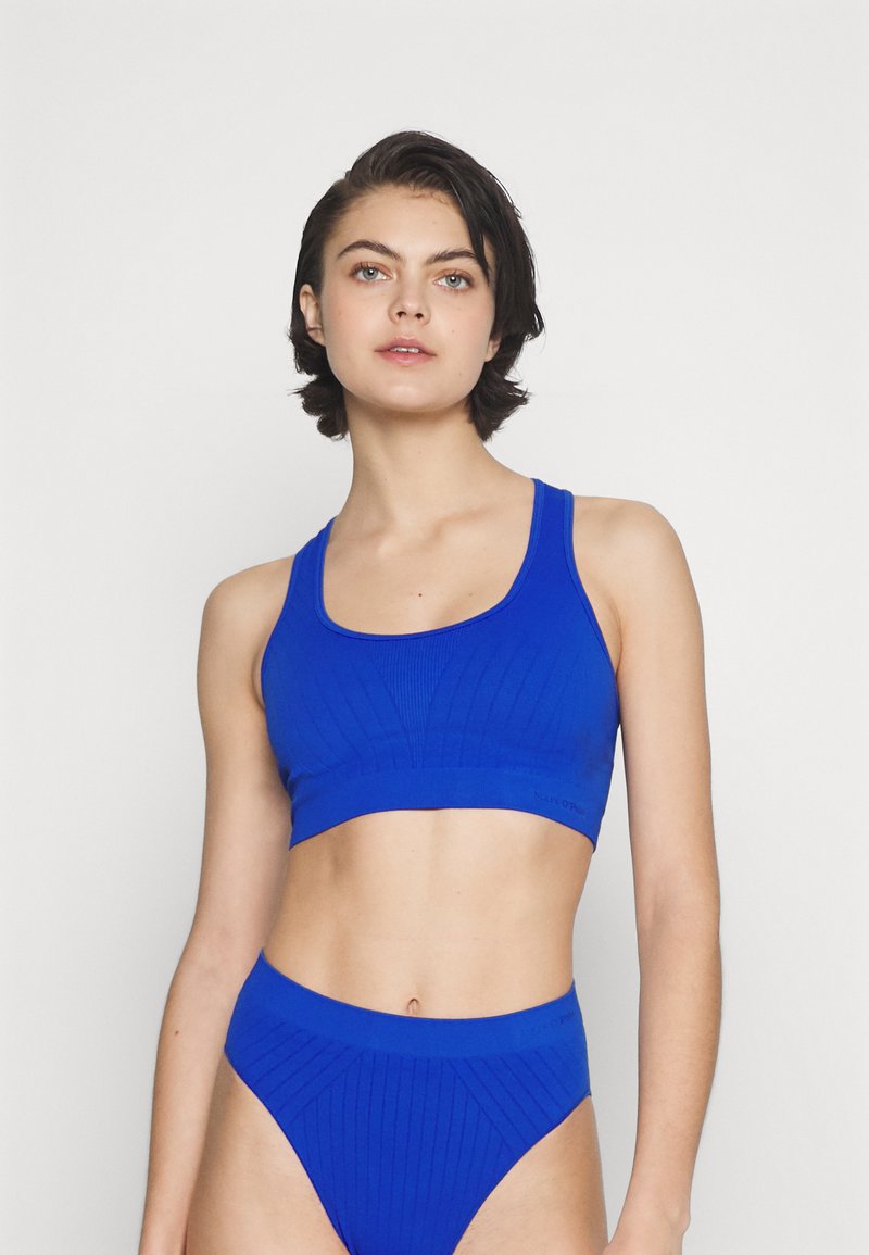 Marc O'Polo RIB DELUSION RACERBACK BRA Top bright blue/azul
