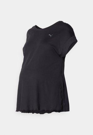 MATERNITY STUDIO OVERSIZED TEE - T-shirt till träning - black