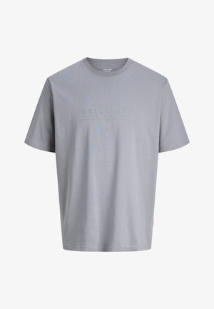 Jack & Jones, JORCATSKILLS MINIMAL TEE CREW NECK - Základné tričko - tradewinds