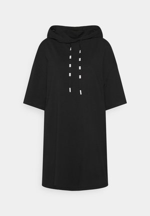 KASSEY HOODED DRESS - Dienas kleita - black