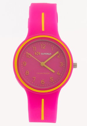 JUNIOR - Hodinky - fuxia giallo