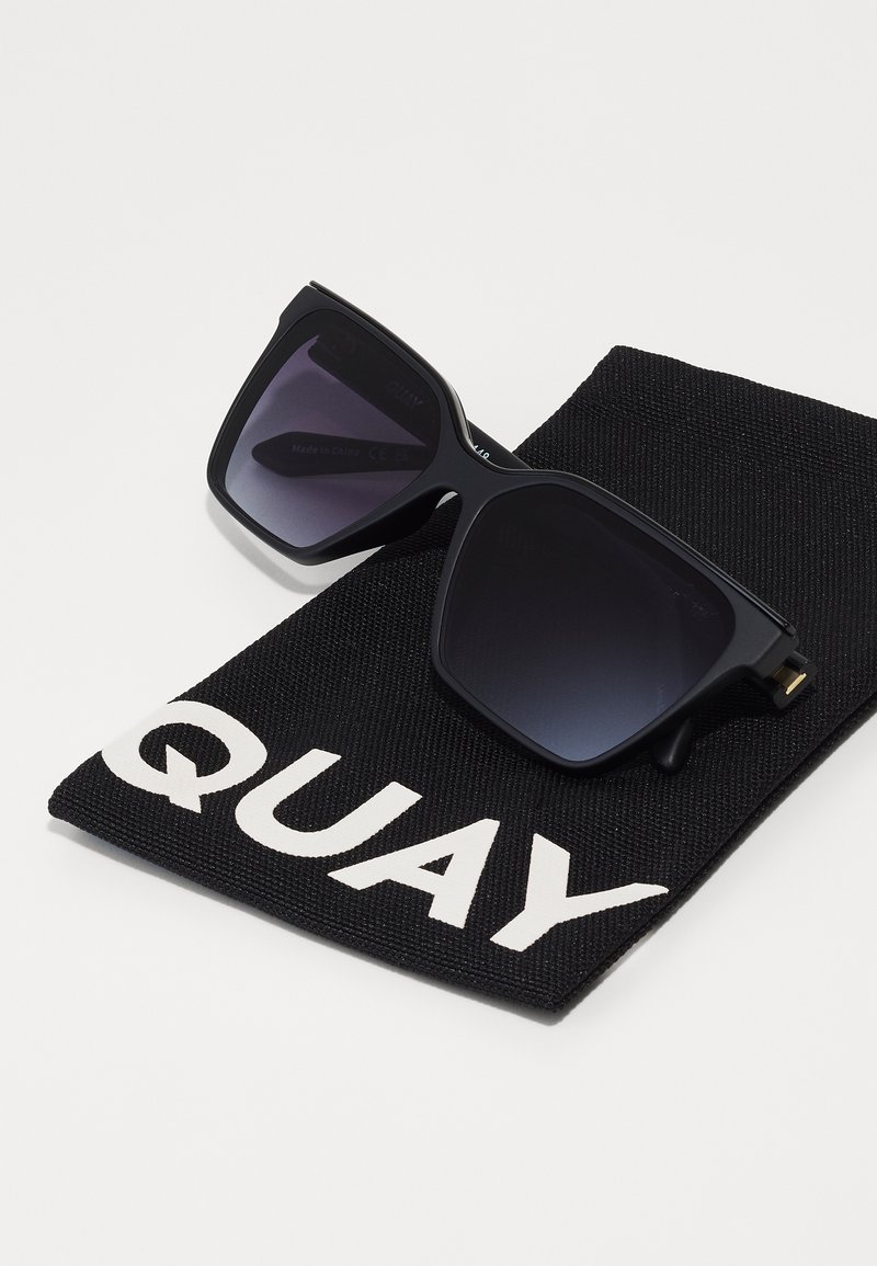 QUAY AUSTRALIA TOP SHELF UNISEX - Sunglasses - matte black 