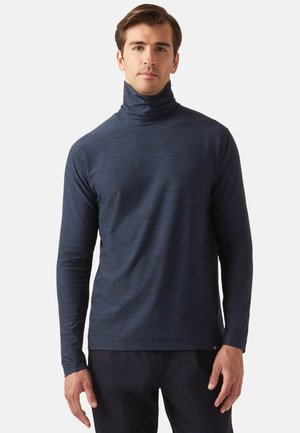 LONG SLEEVED HIGH NECK IN TECHNICAL - Longsleeve - navy blue