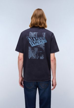 Napapijri AREN - T-shirts print - blu marine