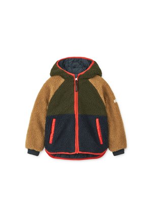 Liewood, JACKSON REVERSIBLE JACKET UNISEX - Zimná bunda - army brown/multi mix