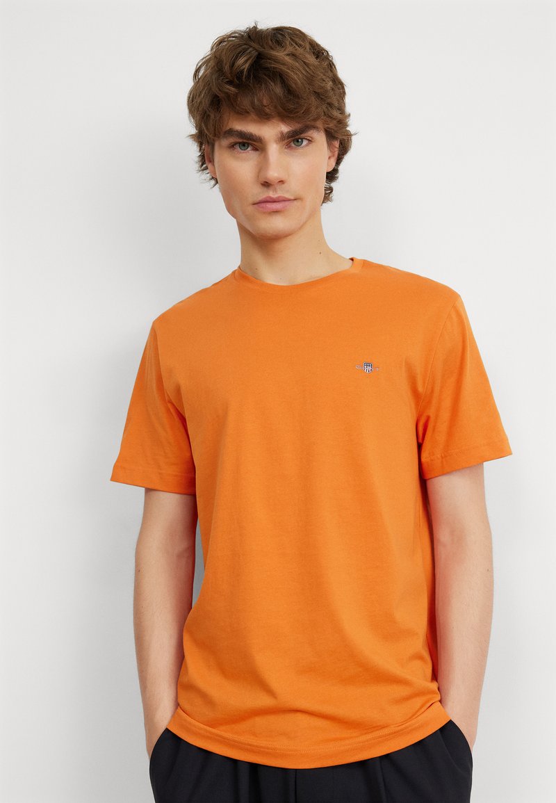 GANT SHIELD - T-Shirt basic - pumpkin orange