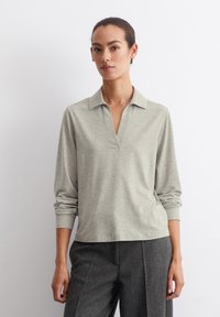 Marc O'Polo Langarmshirt - soft stone melange