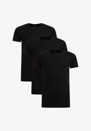 3 PACK - Camiseta básica - black