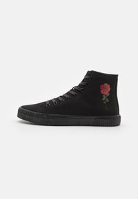 YOURTURN - UNISEX - Zapatillas altas - black/red Imagen en miniatura 1