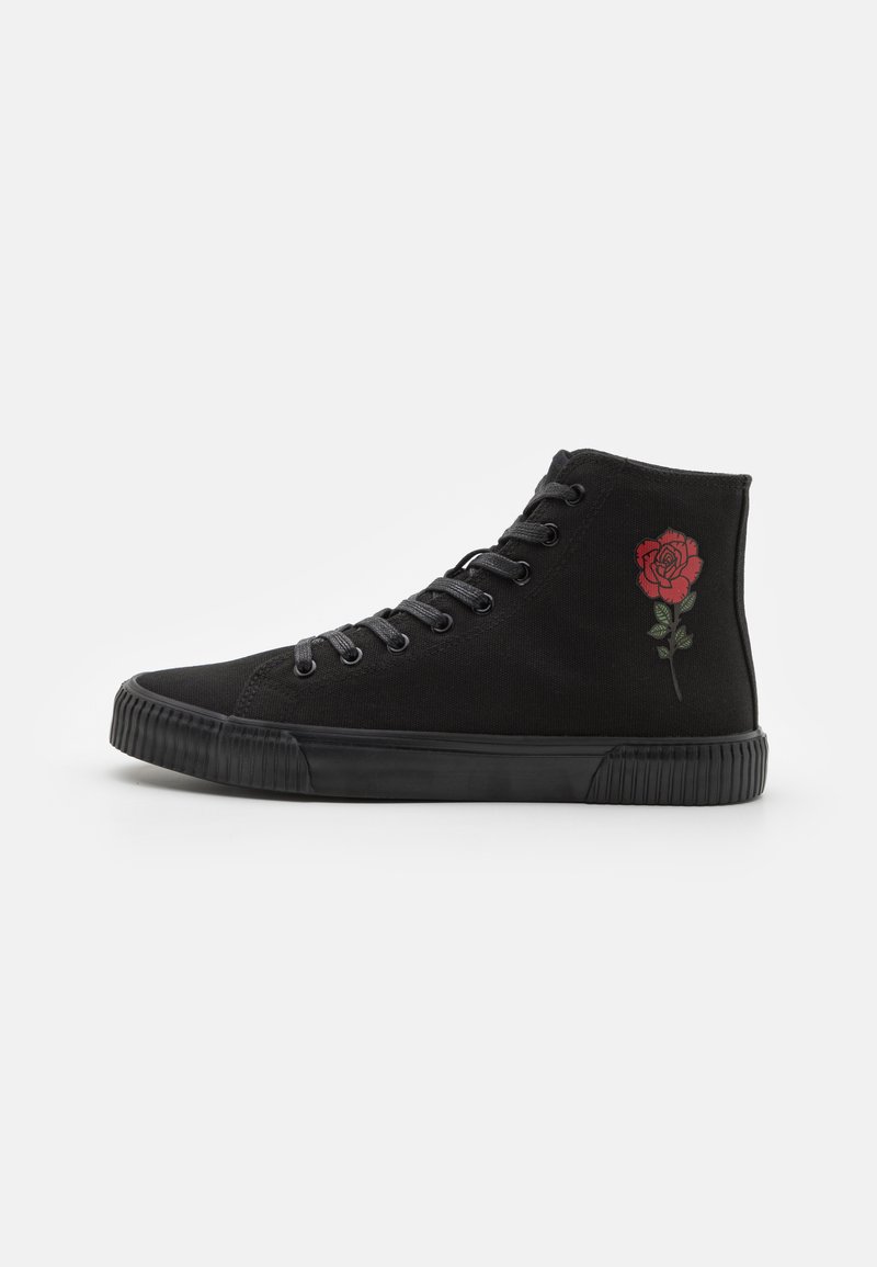 YOURTURN UNISEX - Sneakers high - black/red