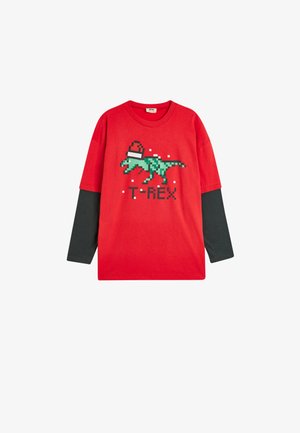 Koton LONG SLEEVE - Langarmshirt - red