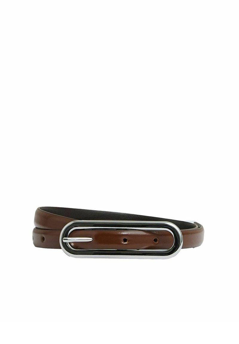 Reiss CHAYA THIN ELONGATED BUCKLE - Remen - tan