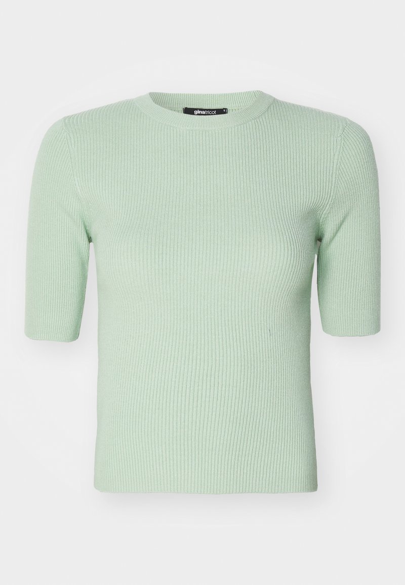 Gina Tricot T-shirt basic lichtgroen Gina Tricot T-shirt basic lichtgroen