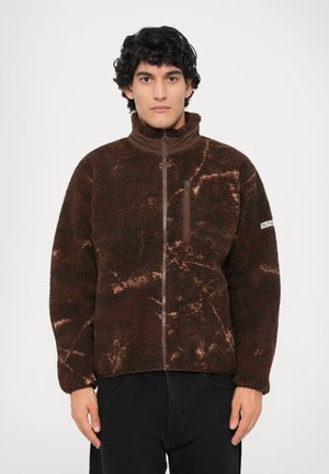 ZIP THROUGH  - Fleecová bunda - brown