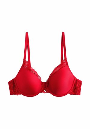PLUNGE FIT - PADDED  - Push-up bra - red
