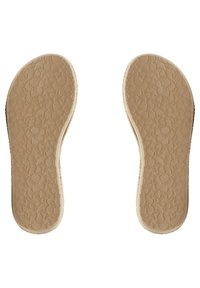 Beige stélky do bot s texturovaným květinovým vzorem na povrchu, s hladkým okrajem a rovnoměrnou tloušťkou po celé ploše.