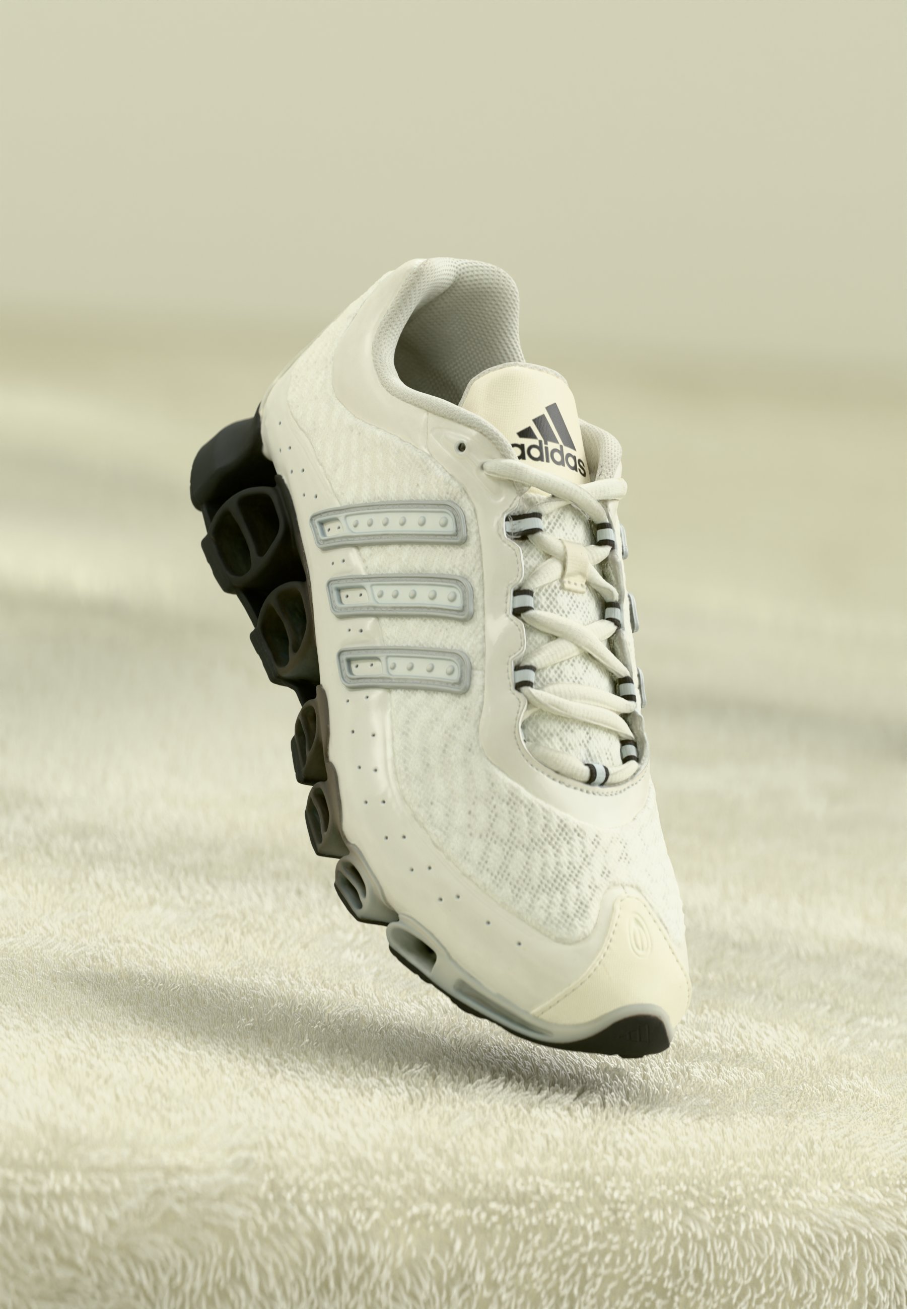 adidas Originals MEGARIDE UNISEX - Trainers - matte silver-coloured/core  black/off-white - Zalando.ie
