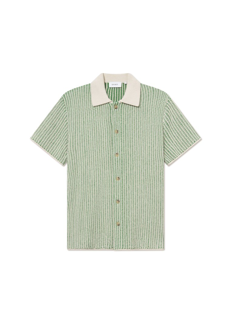 Les Deux - EASTON - Button down-skjorte - ivory/vintage green, Forstørre