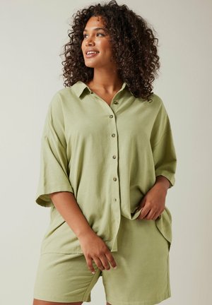 Overhemdblouse - green