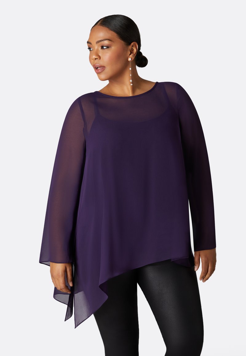 Live Unlimited London ASYMMETRIC - Tunic - purple - Zalando