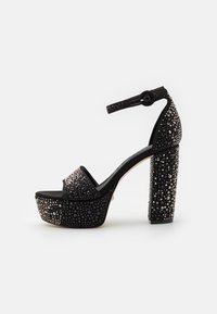 SETON - Sandali s platformo - black