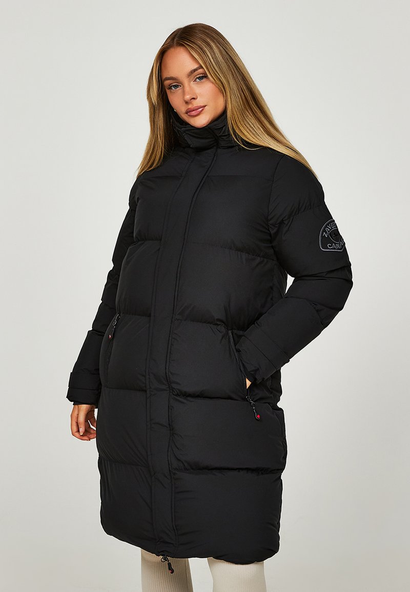Alessandro Zavetti ALORA LONGLINE PUFFER JACKET - Winter coat - black