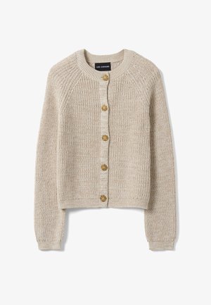 Les Copains, KNIT CARDIGAN IN REGULAR FIT - Cardigan - white beige