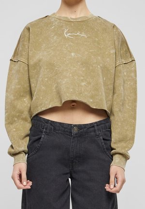 Sweatshirt - olive