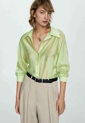 Mango Overhemdblouse - green