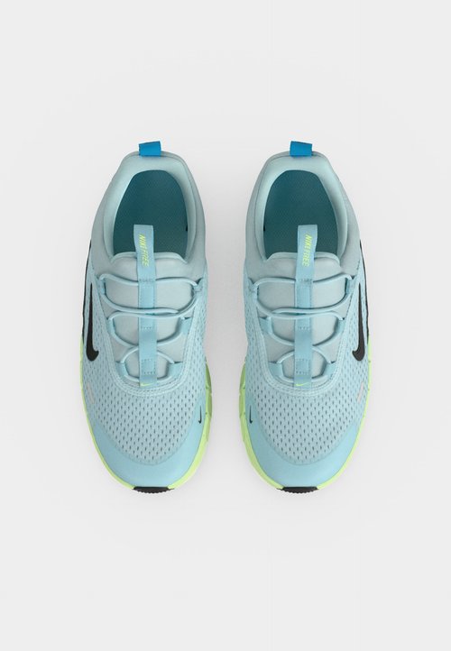 Nike FREE RIDE UNISEX - Road running shoes - glacier blue/black/light current blue/barely volt — photo 5