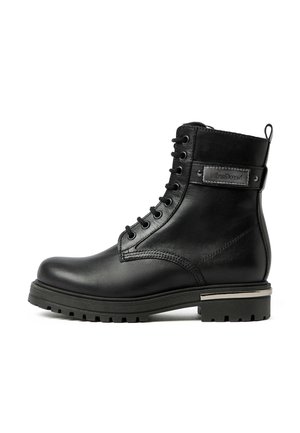 Bottines à lacets - nero