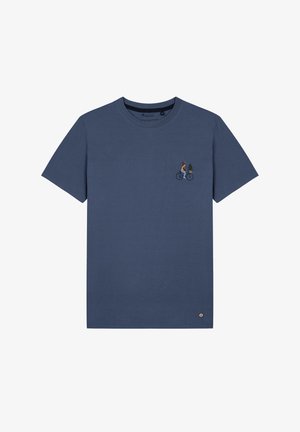 Faguo ARCY - T-shirt print - bleu