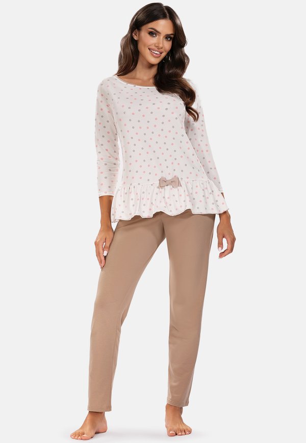 SET - Nachtwäsche Set - ecru beige