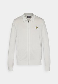 AIRLIGHT COLLARED  - Mikina na zip - pebble