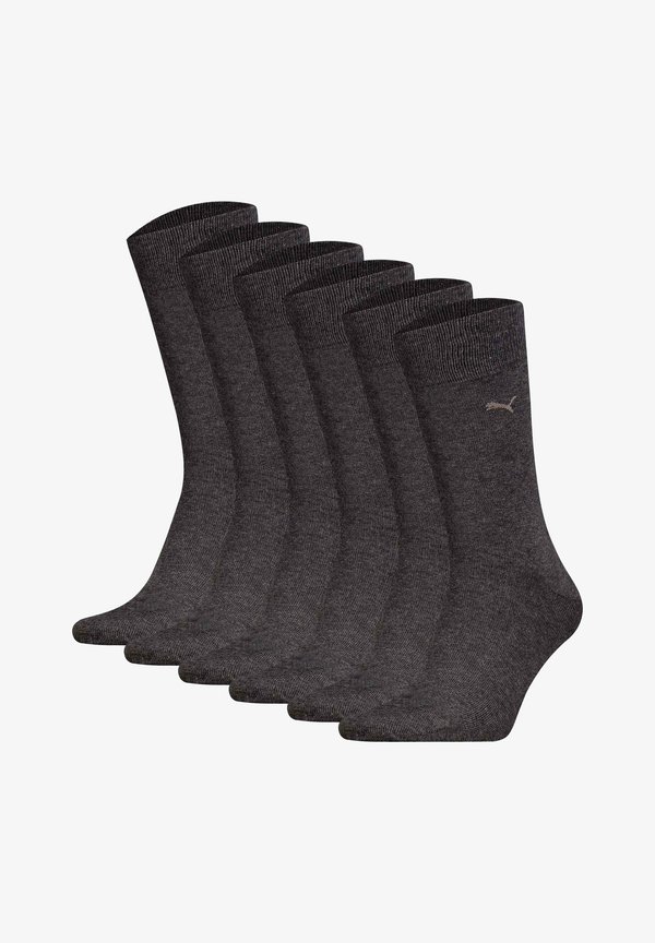 6ER PACK LOGO - Socks - grau