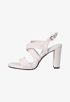 High heeled sandals - offwhite