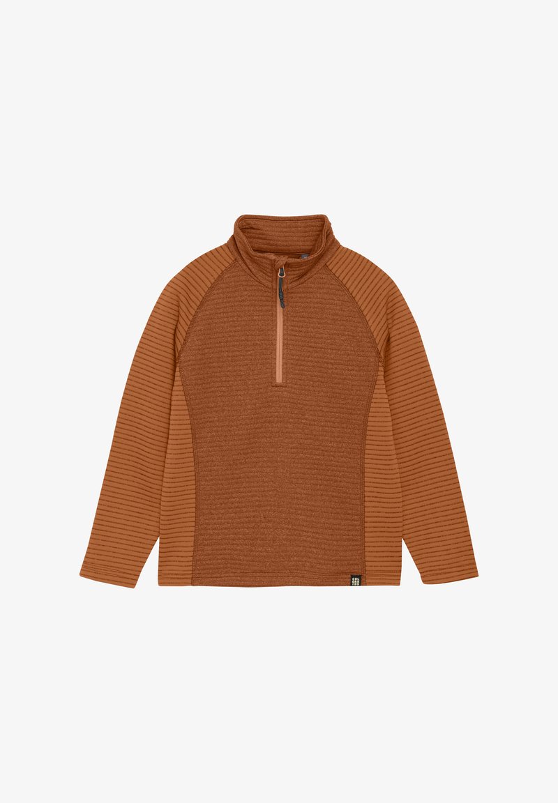 Color Kids STRIPED - Sweat polaire - marmalade