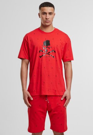 JOGGINGA SET - Printtipaita - red