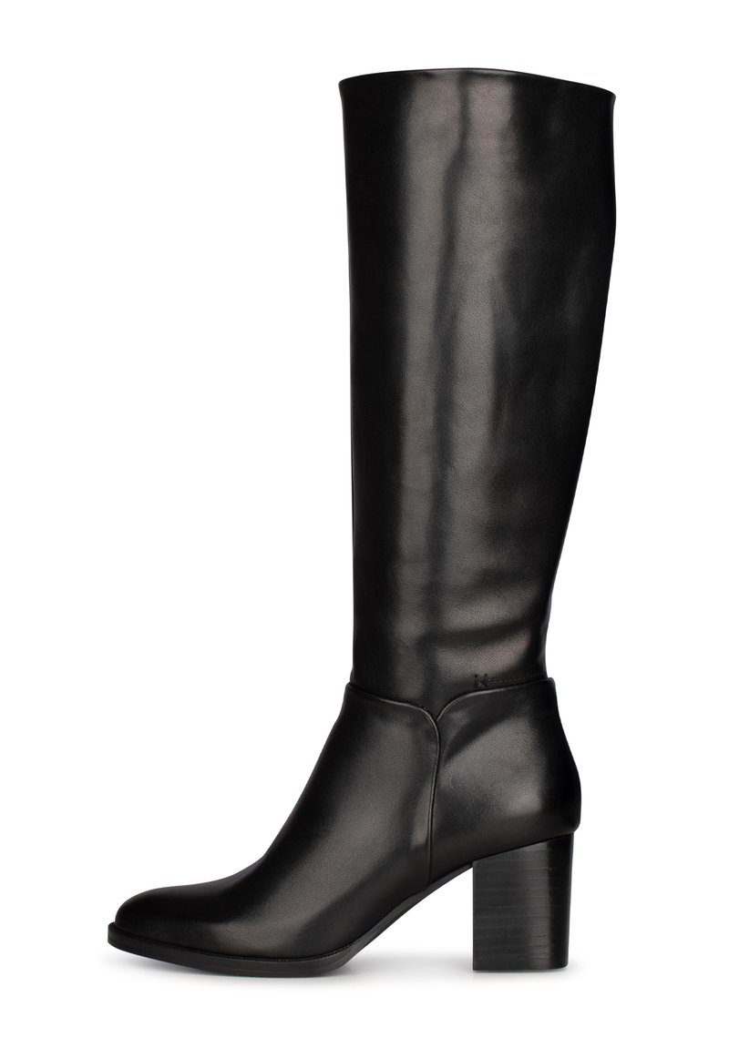 PS POELMAN FLEUR LANGE - Laarzen - black leather/zwart