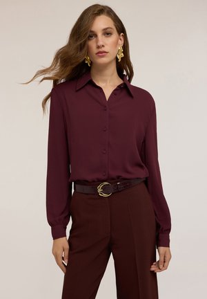 Overhemdblouse - bordeaux