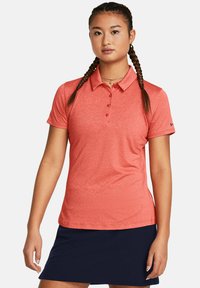 Under Armour - SHORT-SLEEVE PLAYOFF SS - Poloshirts - red solstice Miniaturebillede 1