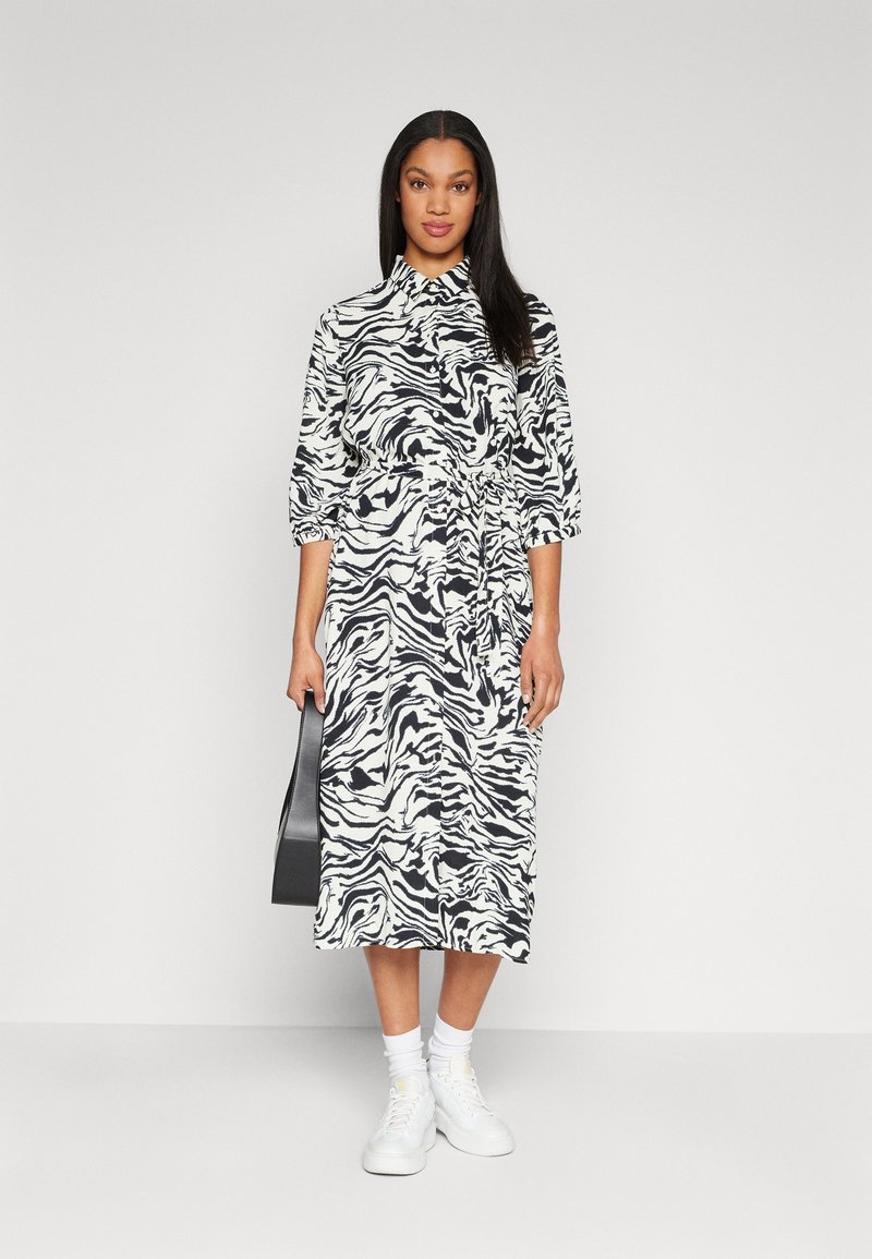 Vero Moda Abito in maglia - medium grey melange/grigio scuro