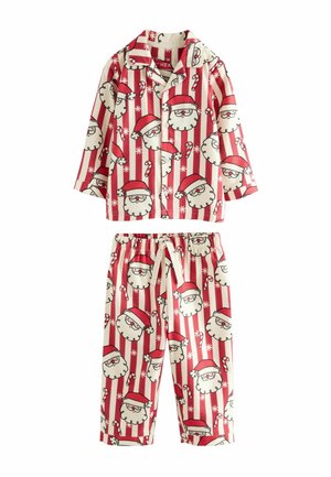 REGULAR FIT - SET - Nattøj sæt - red white santa